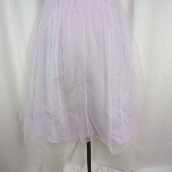 Davids Bridal Formal Purple Dress Small 4 Short Prom - Picture 4 of 9